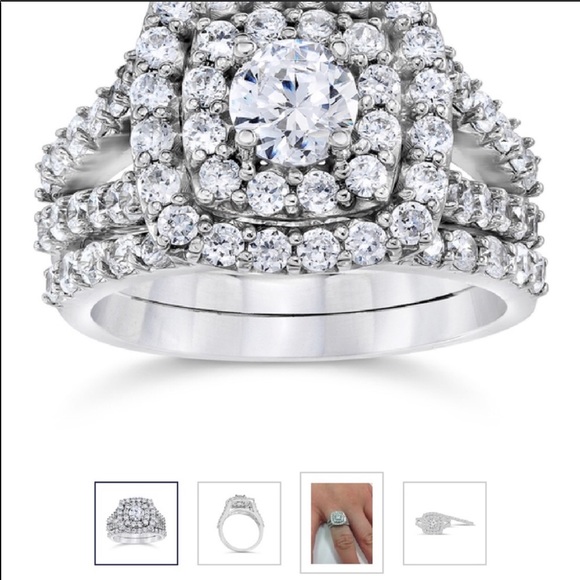 💎White Gold and Diamond Engagement Ring Appraised - Picture 2 of 8